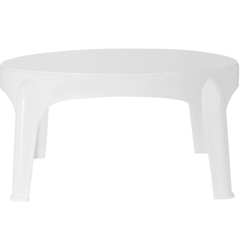 Mesa Garden Life Puket Blanca Plastico Redonda