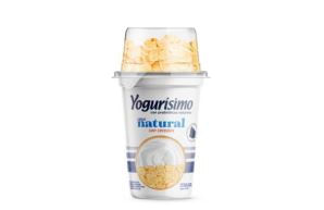 Yogur Yogurisimo Natural Topping 166Gr Copos Maiz Azcarados