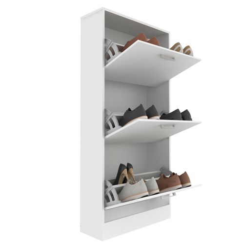Zapatera Sp301 Blanco 1.27X0.68X0.25Cm 3 Puertas