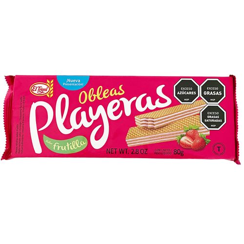 Galletas El Trigal Playeras Frutilla 115Gr