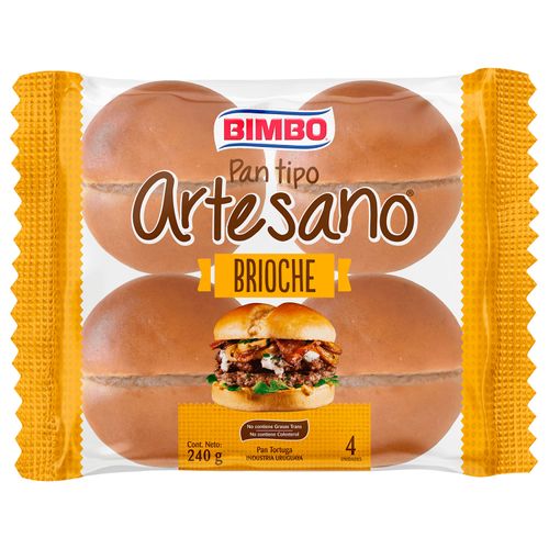 Pan Bimbo Brioche Tortuga 240Gr