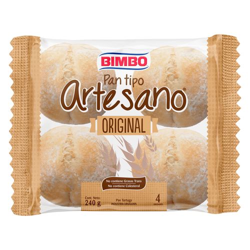 Pan Bimbo Artesano Tortuga 240Gr