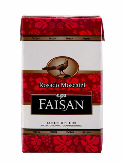 Vino Faisan Rosado Moscatel Tetra Brik 1Lt