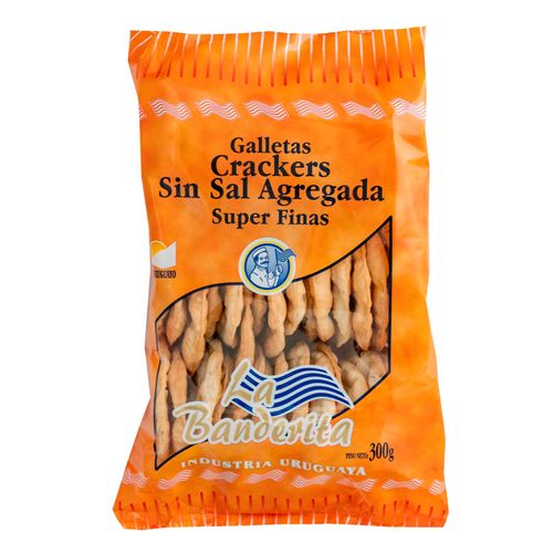 Galleta La Banderita Cracker Sin Sal 300Gr