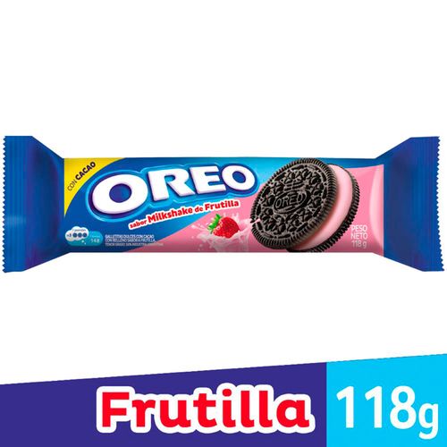 Galleta Oreo Milshake Frutilla 118Gr
