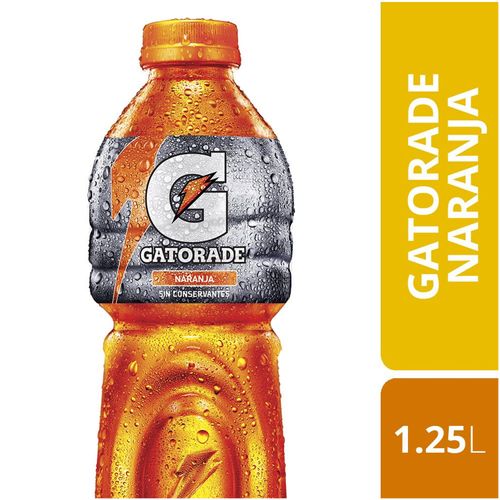Bebida Isotonica Gatorade Naranja 1.25Lt