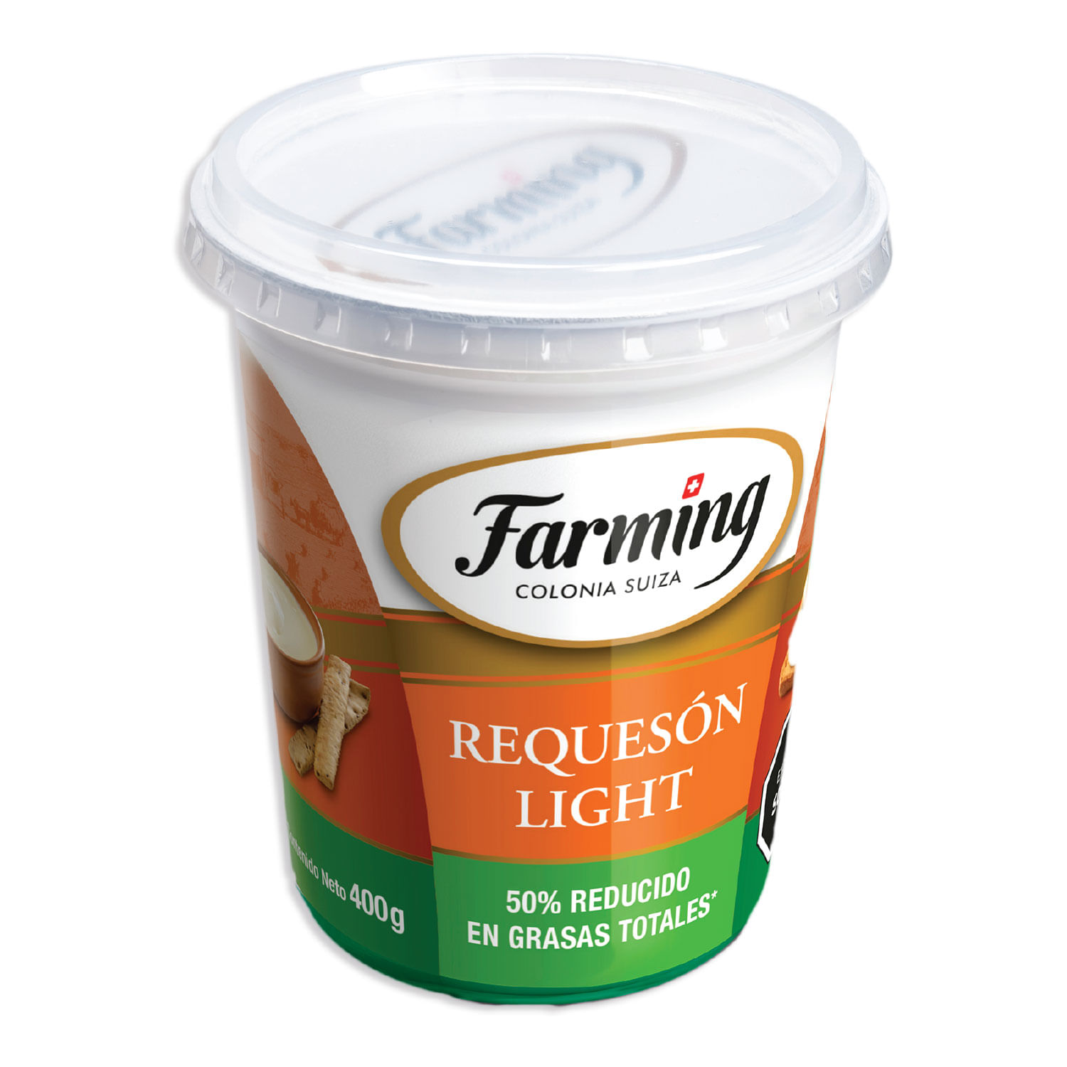 QUESO FARMING LIGHT REQUESON POTE 400GR - El Dorado