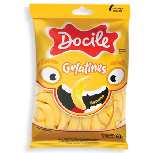 Gelatina Docile Banana 80Gr