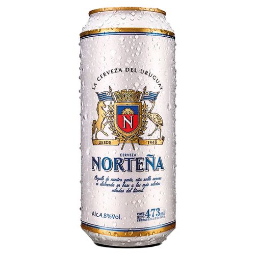 Cerveza Norteña Argentina Lata 473Cc