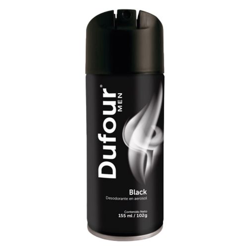 Desodorante Dufour Men Black Aeresol 155Ml