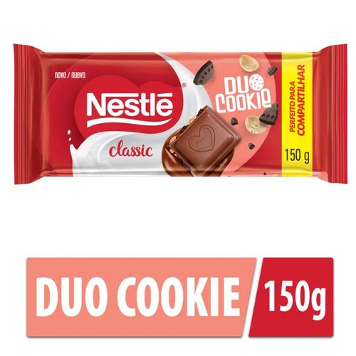 Chocolate Nestle Tableta Duo Cookie 150Gr