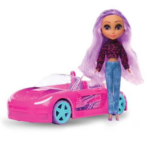 Muñeca Little Bebops 10 Inch Fashion Con Auto