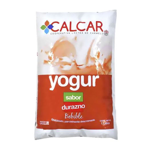 Yogur Calcar Bebible Durazno 1Lt
