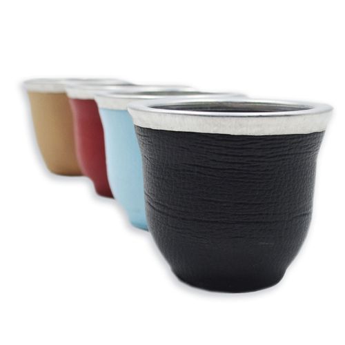 Mate Durax Du916 Forrado Vidrio Y Cuerina