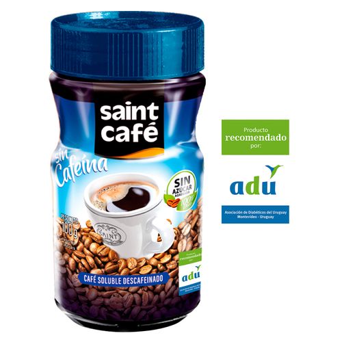 Cafe Saint Descafeinado Frasco 100Gr