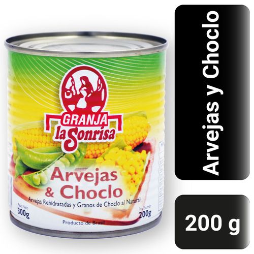 Arveja Y Choclo Granja La Sonrisa 200Gr