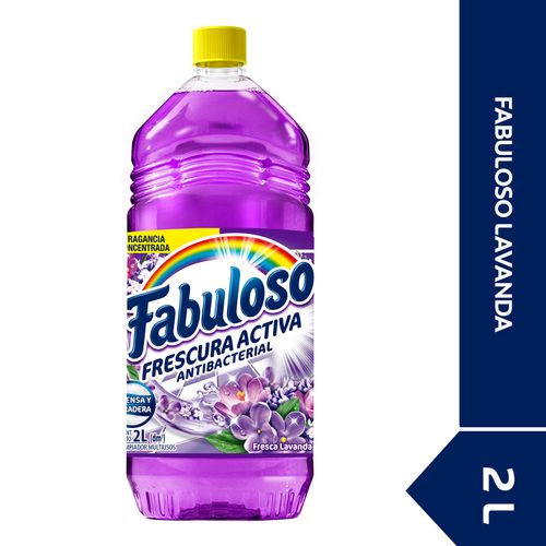 Limpiador Fabuloso Antibacterial Lavanda 2Lt