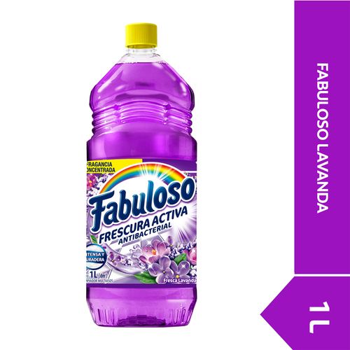 Limpiador Fabuloso 1Lt Antibacterial Lavanda