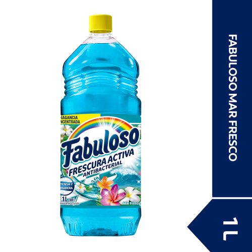 Limpiador Fabuloso Antibacterial Mar Fresco 1Lt