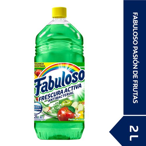 Limpiador Fabuloso Antibacterial Pasion De Frutas 2Lt
