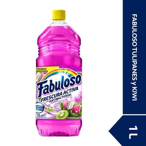 Limpiador Fabuloso Tulipanes Y Kiwi 1Lt