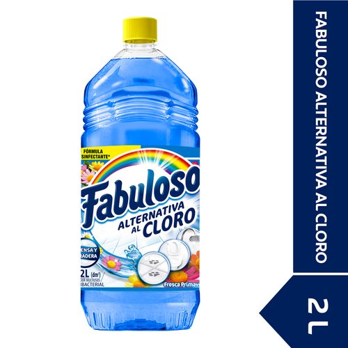 Limpiador Fabuloso Liquido Alternativa Al Cloro 2Lt
