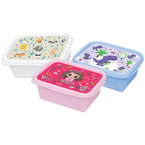 Pote Jaguar Rectangular Deco Kids Plastico 750Ml