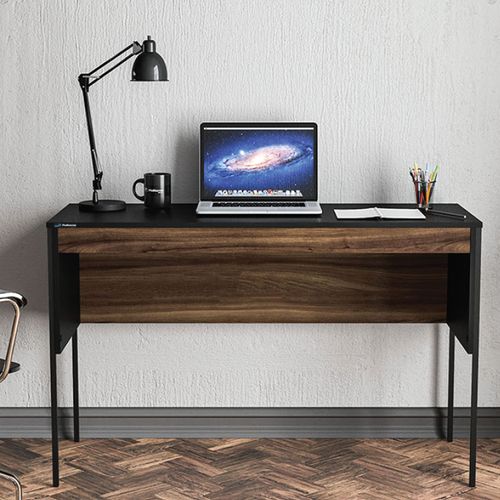 Escritorio Fonto Negro 75,5X120X44,5Cm Industrial