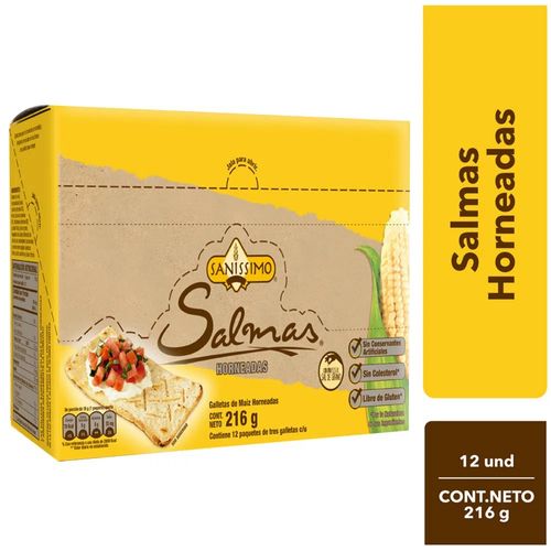 Galletas Salmas Horneadas Salada 216G