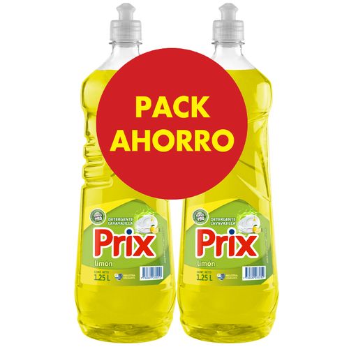 Detergente Prix 1.25Lt 2Un 40% Descuento En La Segunda Unida
