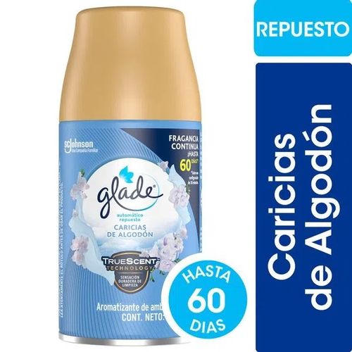 Aromatizante Glade Automatico Caricia De Algodon Repuesto 17