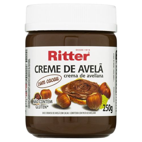 Crema De Avellanas Ritter Con Cacao 250Gr