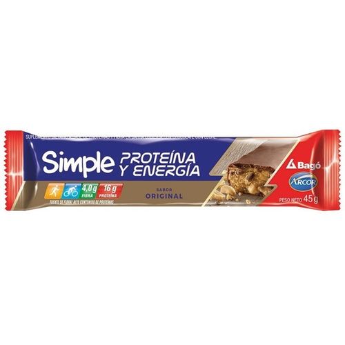 Barra De Cereal Arcor Mani Simple 45Gr