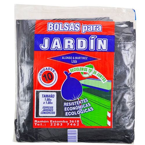 Bolsas De Residuos Alonso Y Martinez Jardin 10Un 1X1Mt