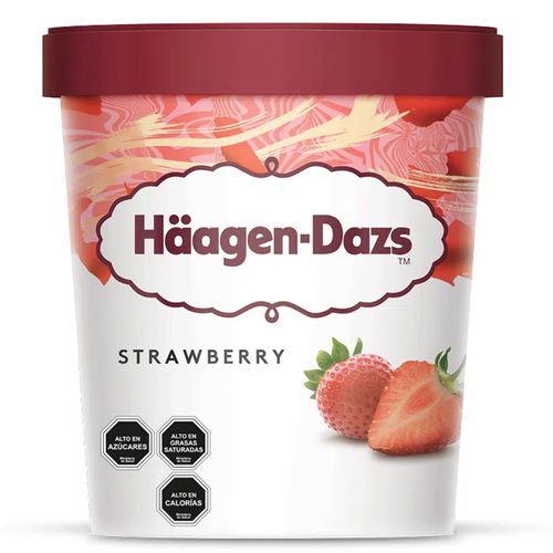 Helado Haagen Dazs Pinta Strawberry 473Ml