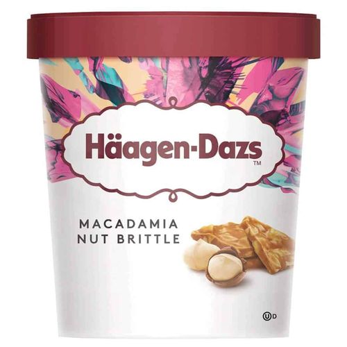 Helado Haagen Dazs Pinta Mc Brittle Macademia 473Ml