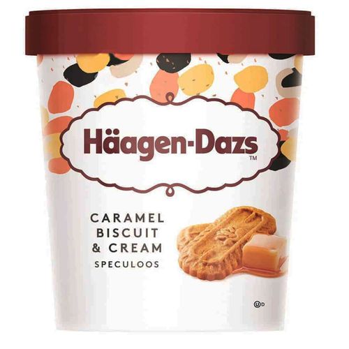 Helado Haagen Dazs Pinta Caramel Biscuit Y Cream 473Ml