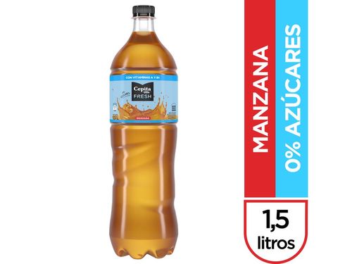Jugo Cepita Fresh Sin Azucar Manzana 1.5Lt