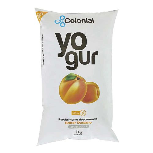 Yogur Colonial Durazno 1Lt