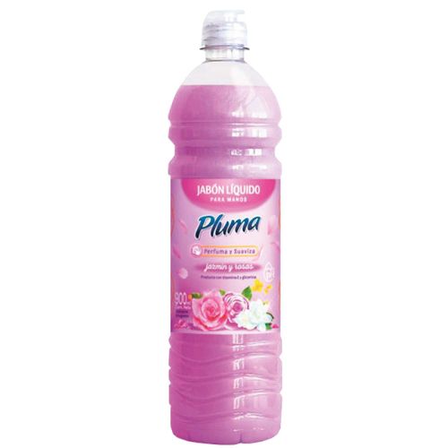 Jabon Pluma Liquido Jazmin Y Rosas 900Ml De Mano Cremoso