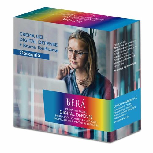 Crema Bera Gel Techno Defense 220G Con Proteccion Contra Luz