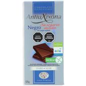 CHOCOLATE ANTIU XIXONA S/AZUCAR NEGRO 125GR