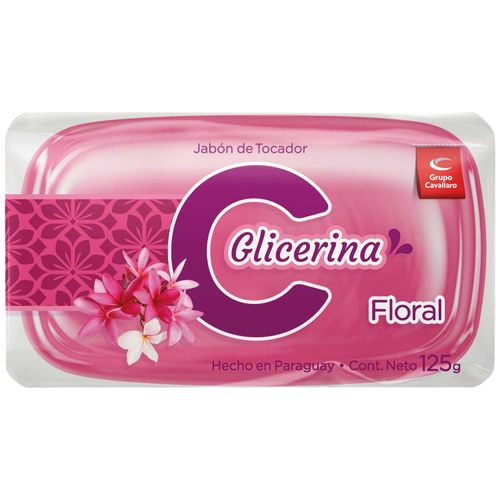 Jabon Cavallaro Glicerina Floral Flowpack 125Gr De Tocador