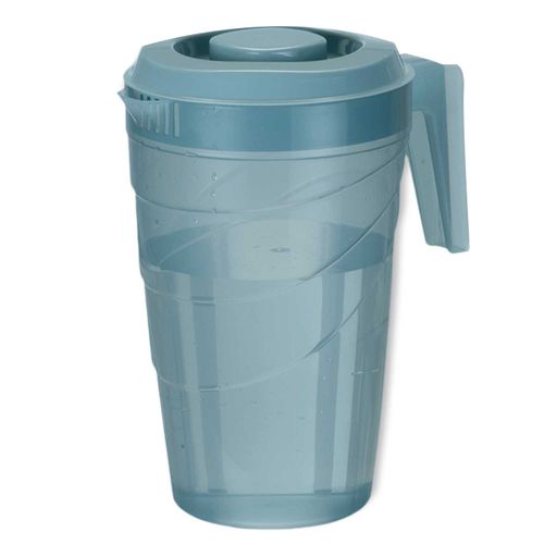 JARRA RAINHA REDONDA 3.7LT TRANSPARENTE C/TAPA COLOR