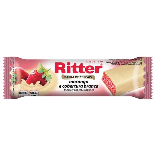 Cereal Ritter Frutilla Con Chocolate Blanco Barra