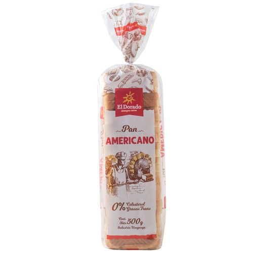 Pan Lactal El Dorado Americano Bolsa 500Gr