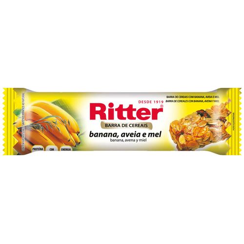 Cereal Ritter Banana Avena Y Miel Barra 25Gr