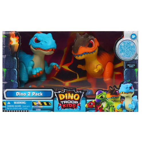 DINOSAURIOS 960215 RAPTOR Y MEGALOSAURUS 2UN