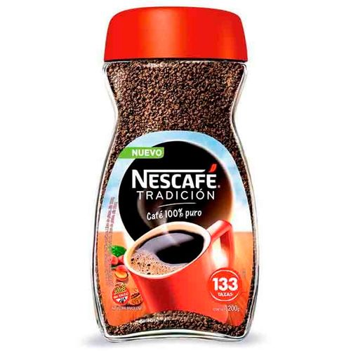 Cafe Nescafe Tradicional Frasco 200Gr