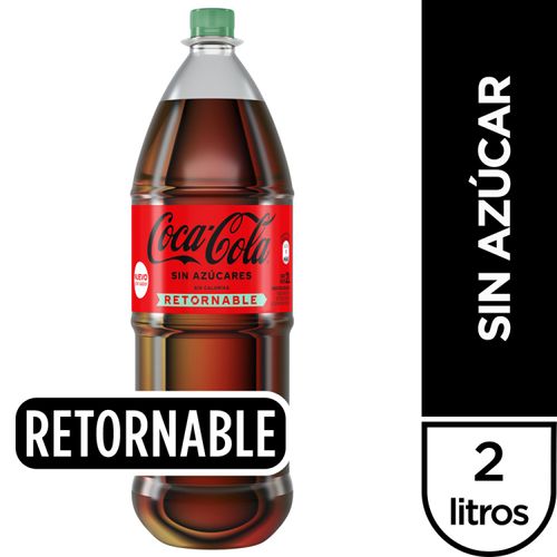 Refresco Coca Cola Zero Retornable 2Lt